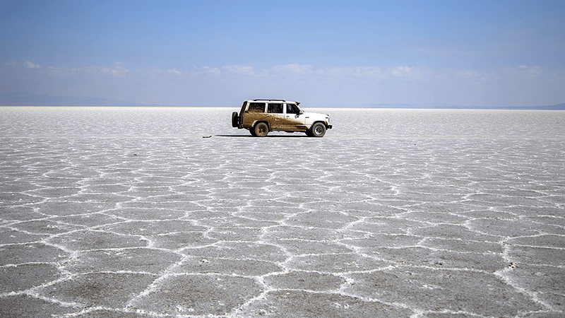 دریاچه نمک مرنجاب-زیگوکمپ