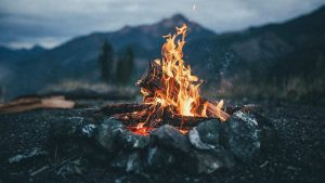 درست کردن آتش در طبیعت