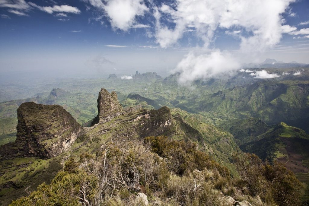 کوه های سیمین در اتیوپی، از بهترین کمپ سایت ه